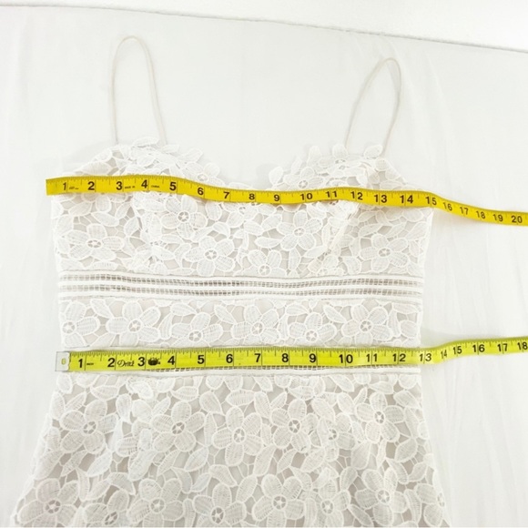 COPY - BHLDN Alessa Lace Midi Dress White - Picture 6 of 6